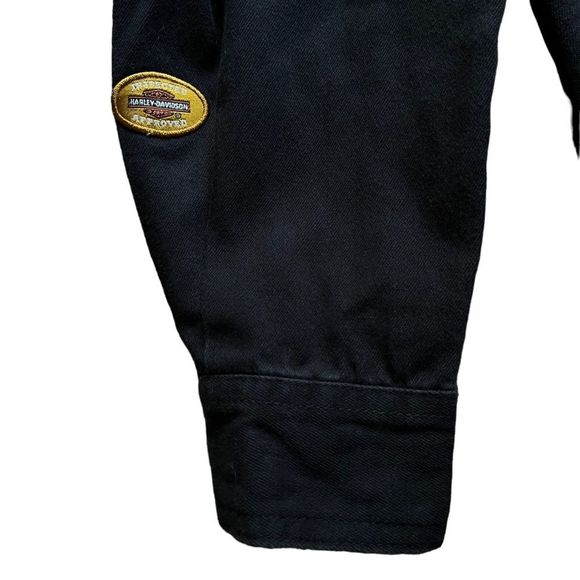 Harley-Davidson Black Casual Button Down Shirt - Picture 5 of 7